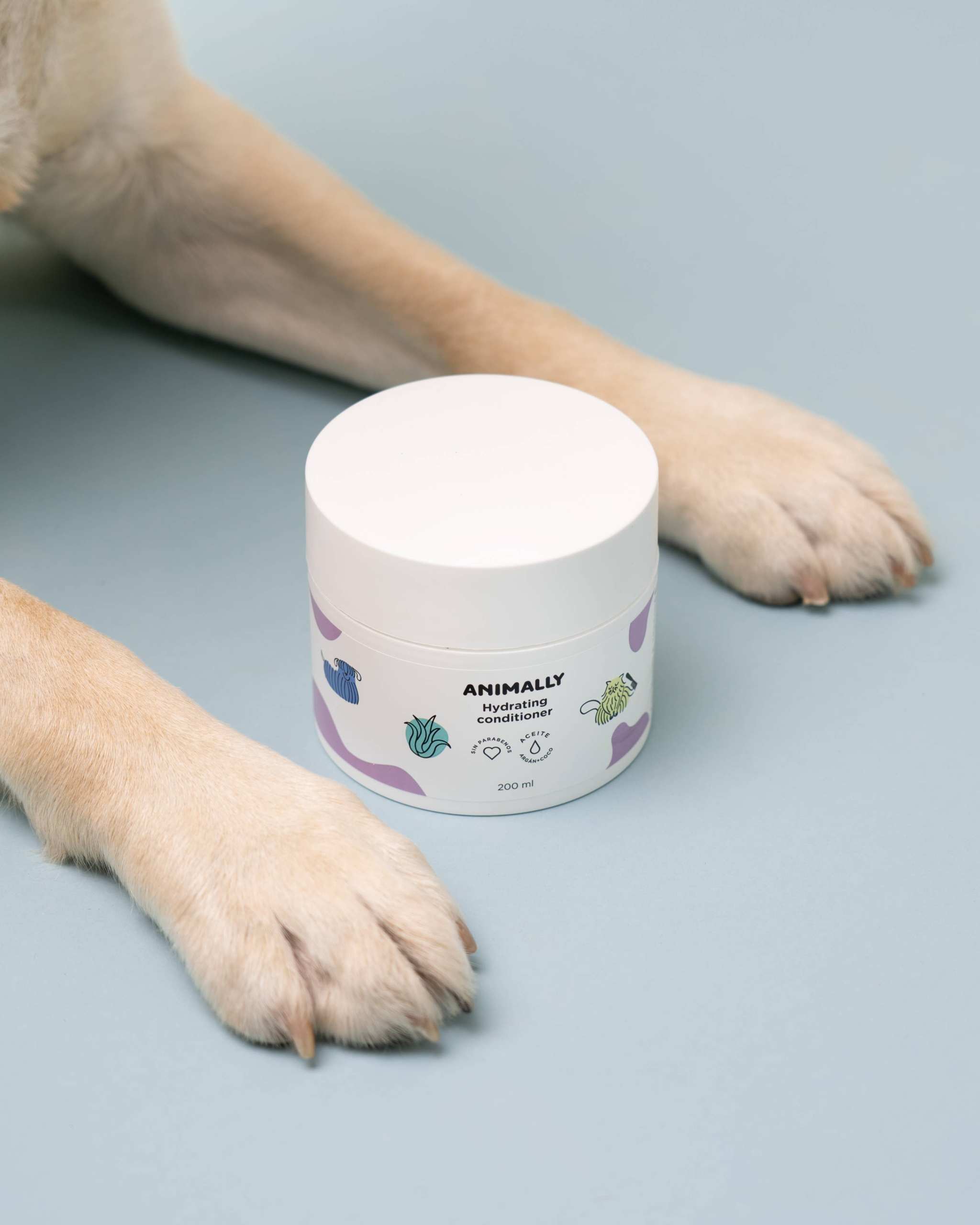 Förpackning återfuktande balsam för hundar