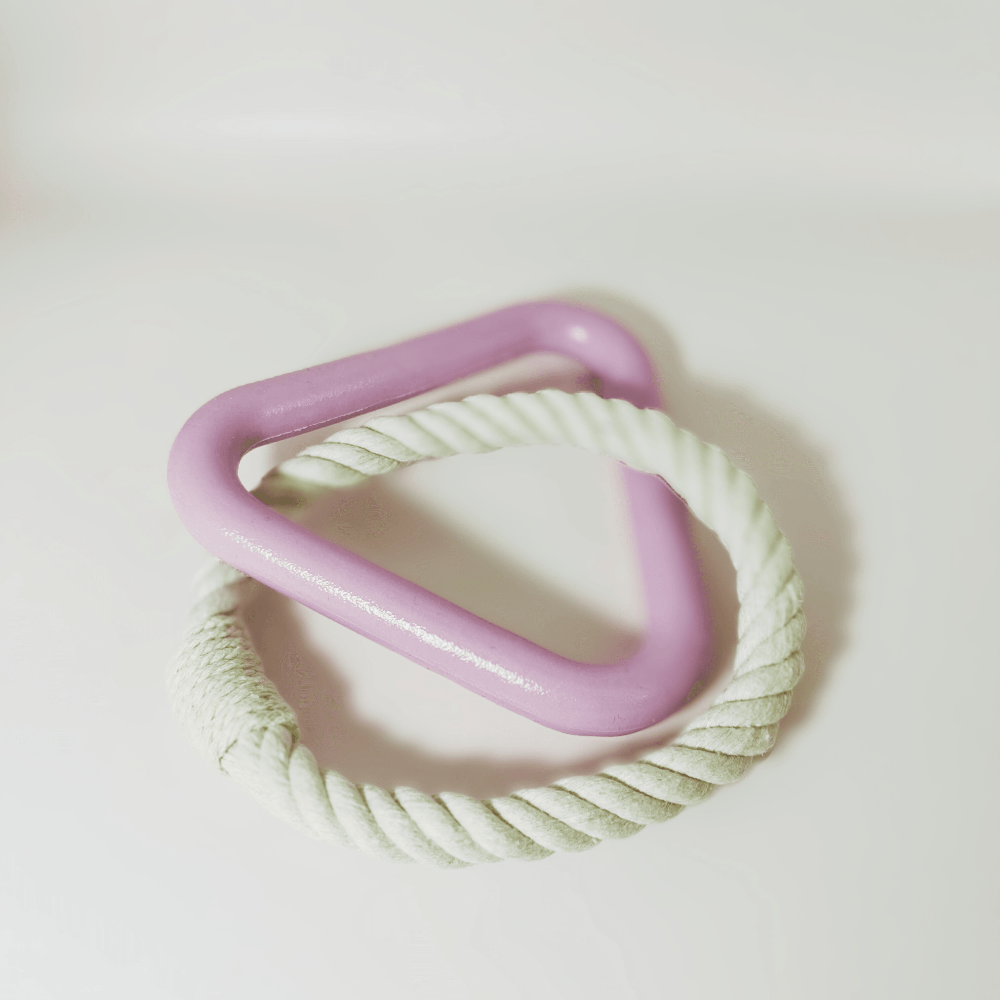 Dragleksak för hundar i miljövänligt och robust material (Lila färg)