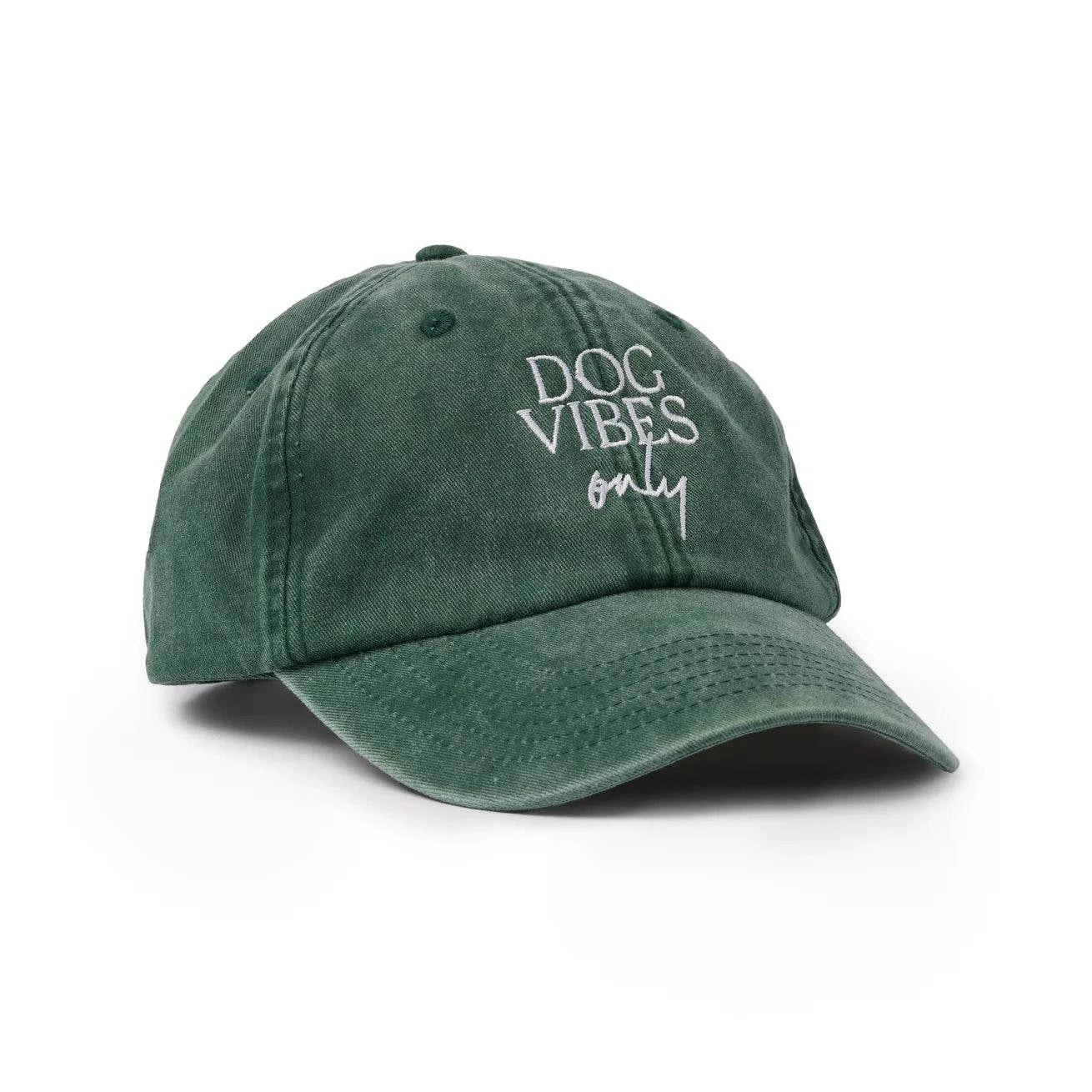 Dog vibes keps i hög kvalitet för hundägare - Vintage green