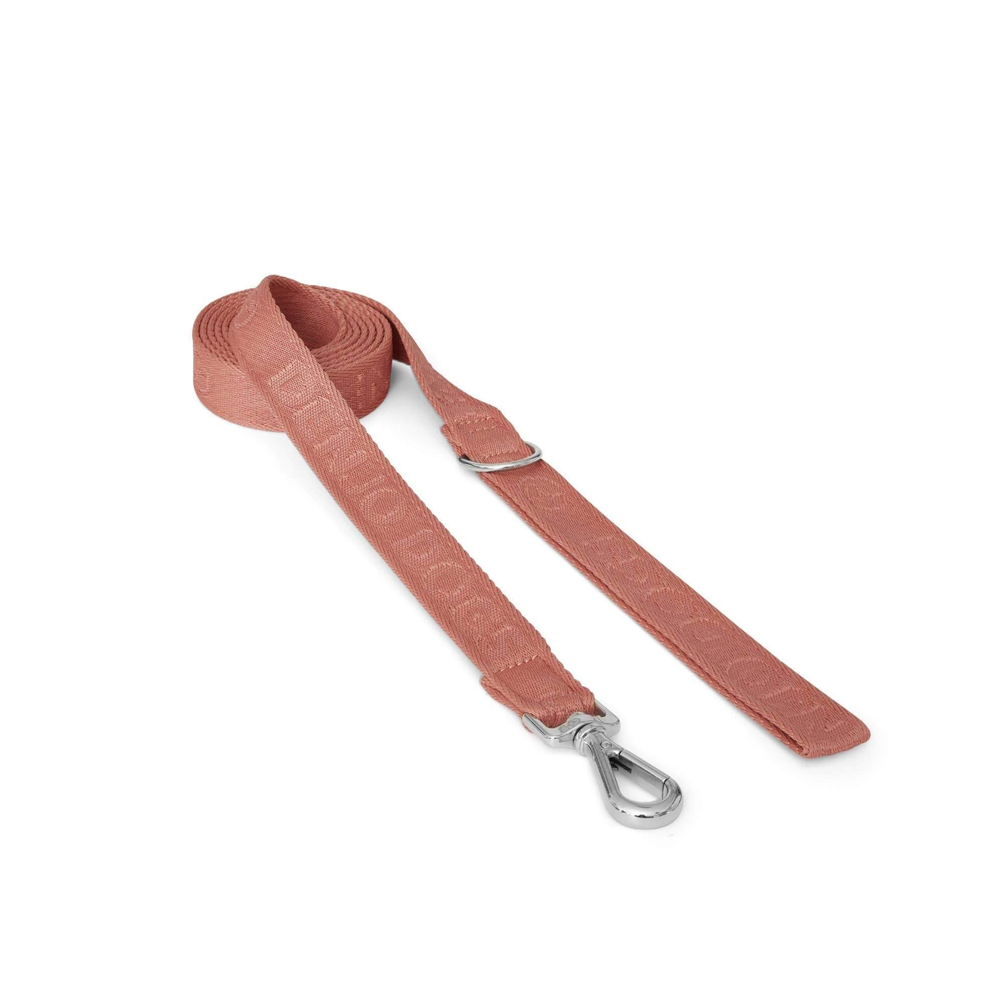Hundkoppel Everyday Logo Pale Red 2,2 m, Denjodogs